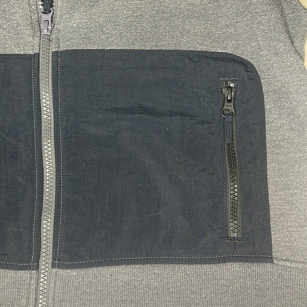 Colombia Zipper Hoodie Green/Grey Women Medium Zipper Pockets - Picture 5 of 6